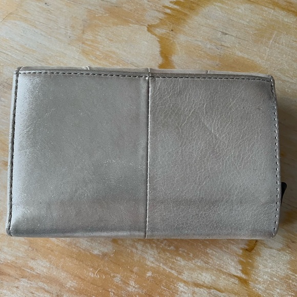 COACH gold leather wallet - Picture 3 of 6
